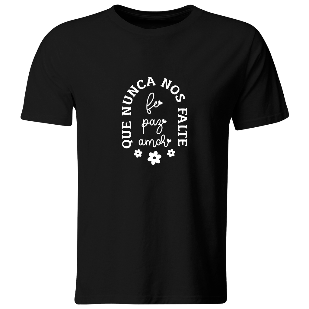 Playera Religiosa Rg82. Versiculo Bíblico Cristiana Católica (Recto​, Negro​, Blanco)