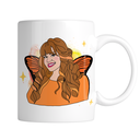 Taza 11 Oz Tae135. Meme frase: Jenni R. No pidas permiso si las alas son tuyas.  