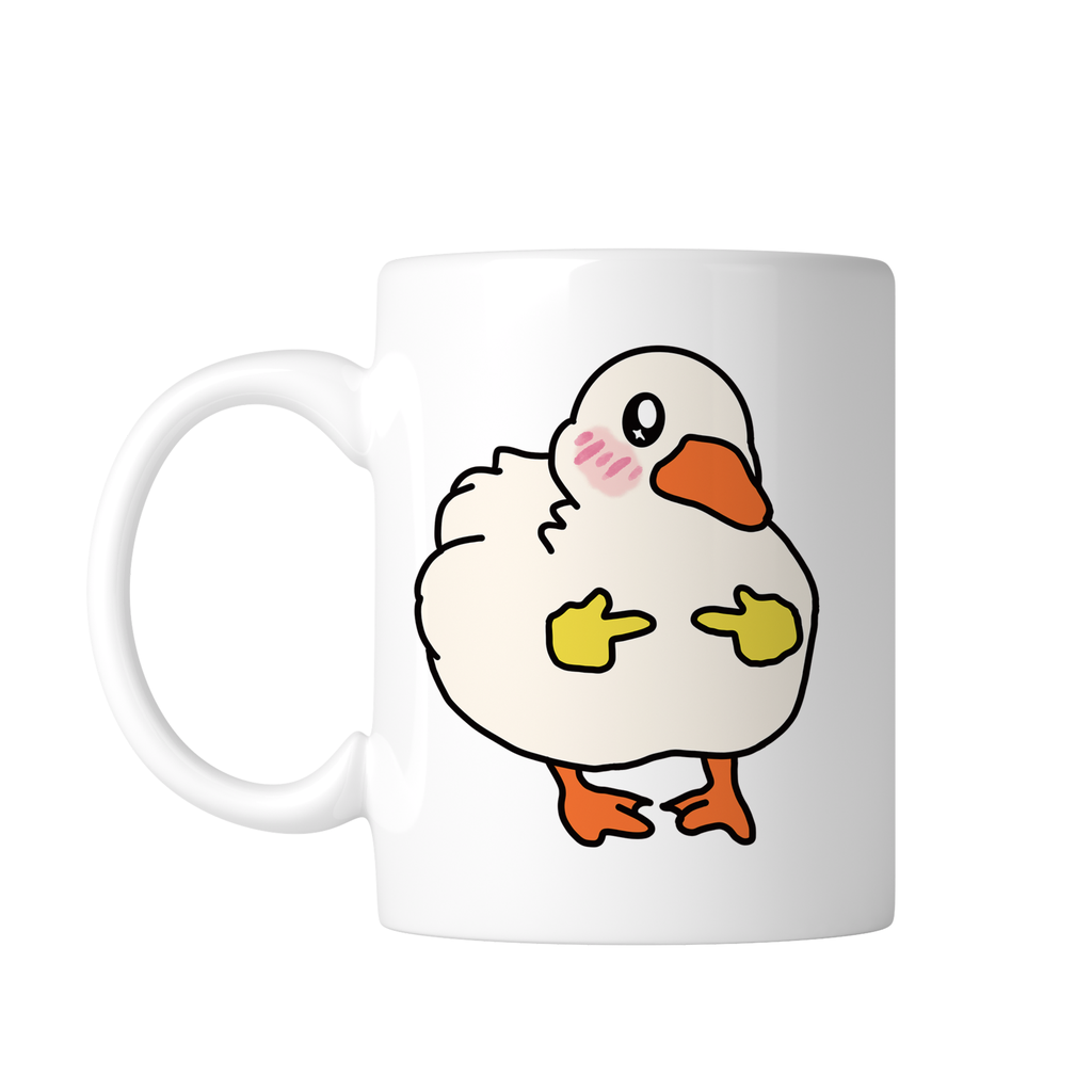 Taza 11 Oz Tae141. Meme frase: Buenos días patodos  