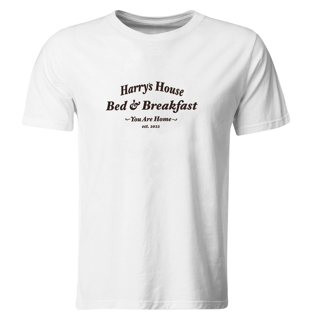 Playera Harry's House. Bed & Breakfast. Harry Styles (Recto​)