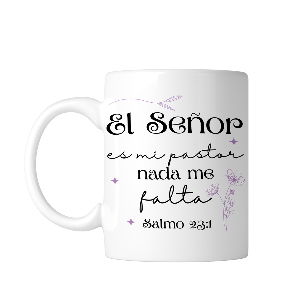 Taza Blanca 11 Oz Fc31. Frase Cristiana Religiosa (Con nombre)