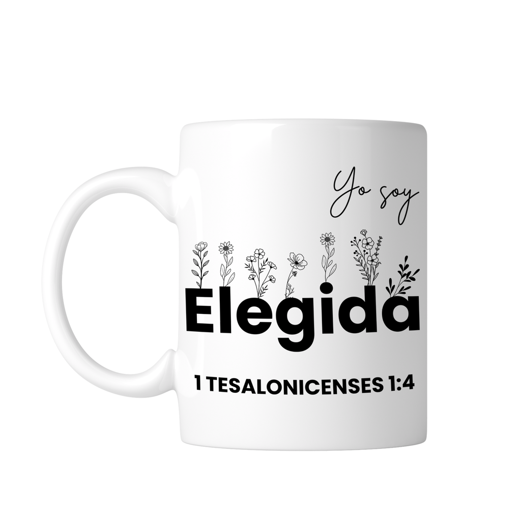 Taza Blanca 11 Oz Fc36. Frase Cristiana Religiosa (Con nombre)