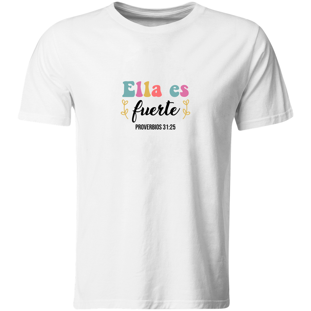 Playera Religiosa Fc77. Versiculo Bíblico Cristiana Católica (Recto​)