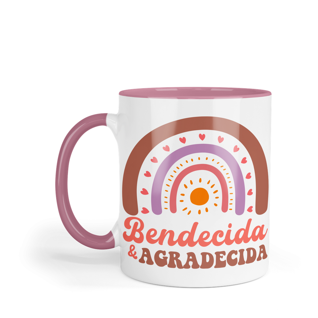 Taza Fondo Y Asa De Color Fc58. Frase Cristiana Religiosa