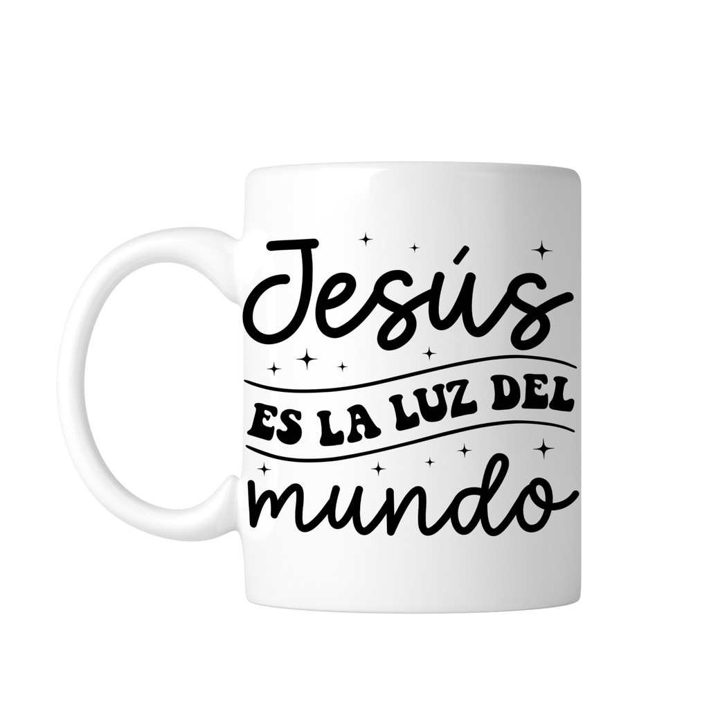 Taza Blanca 11 Oz Fc48. Frase Cristiana Religiosa