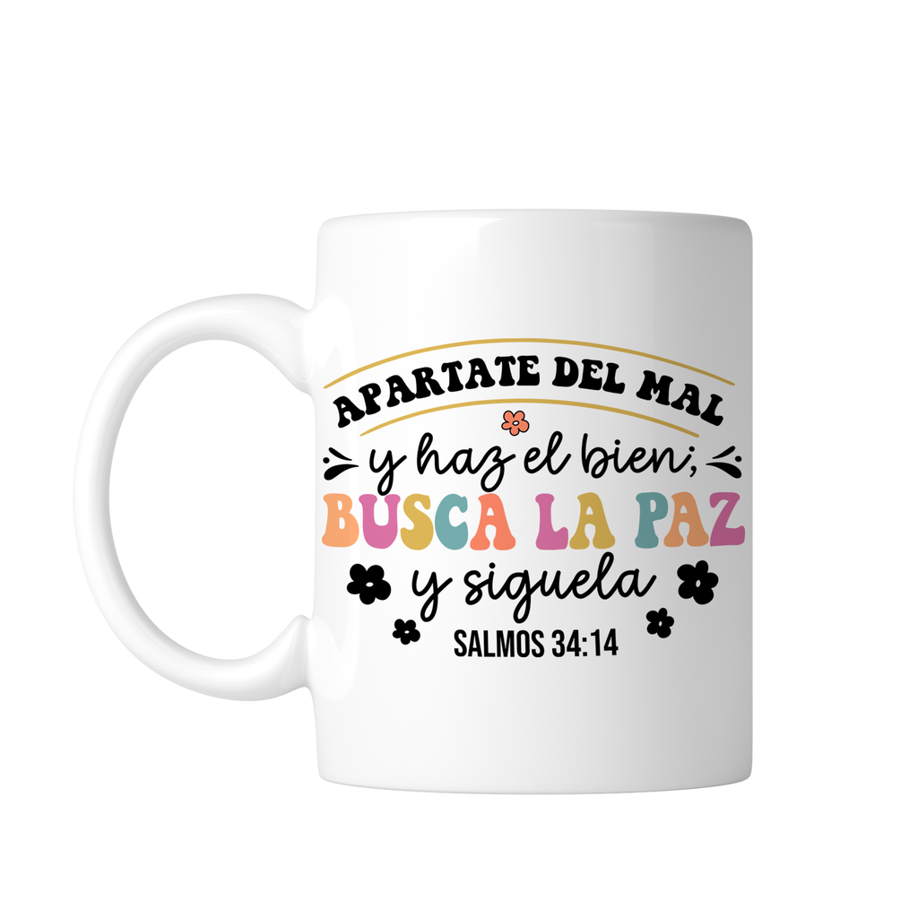 Taza Blanca 11 Oz Fc49. Frase Cristiana Religiosa