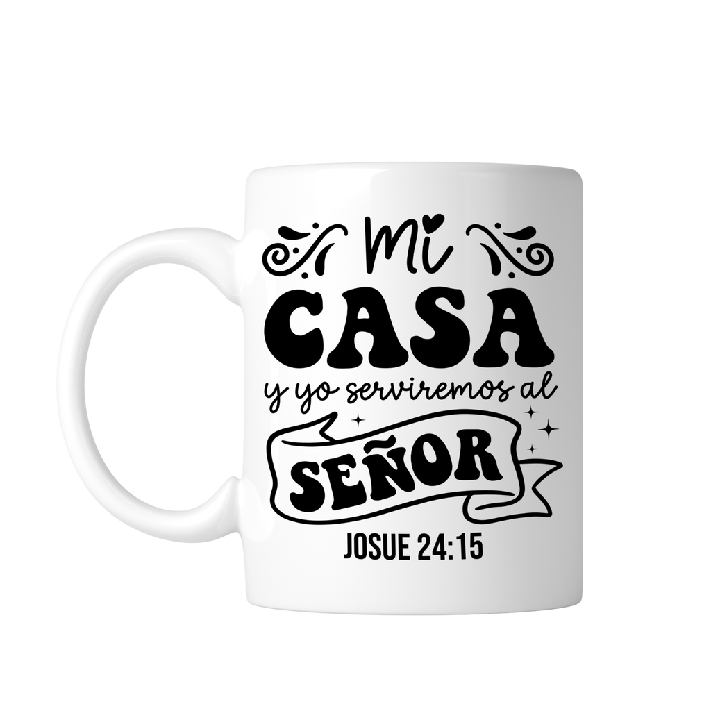 Taza Blanca 11 Oz Fc50. Frase Cristiana Religiosa