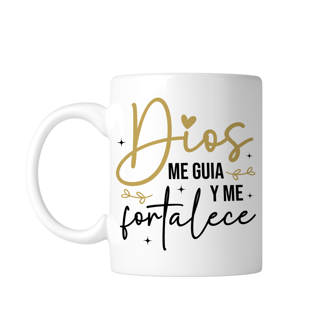Taza Blanca 11 Oz Fc51. Frase Cristiana Religiosa
