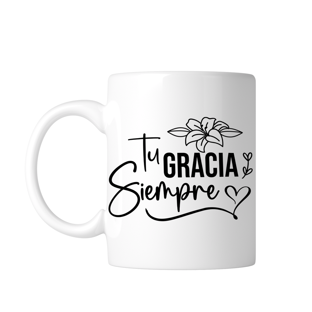 Taza Blanca 11 Oz Fc72. Frase Cristiana Religiosa