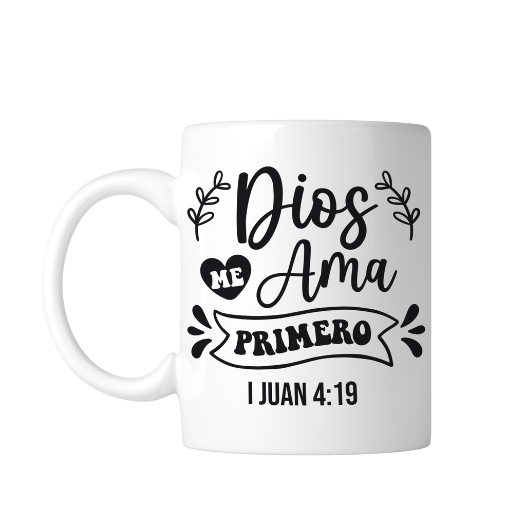 Taza Blanca 11 Oz Fc79. Frase Cristiana Religiosa