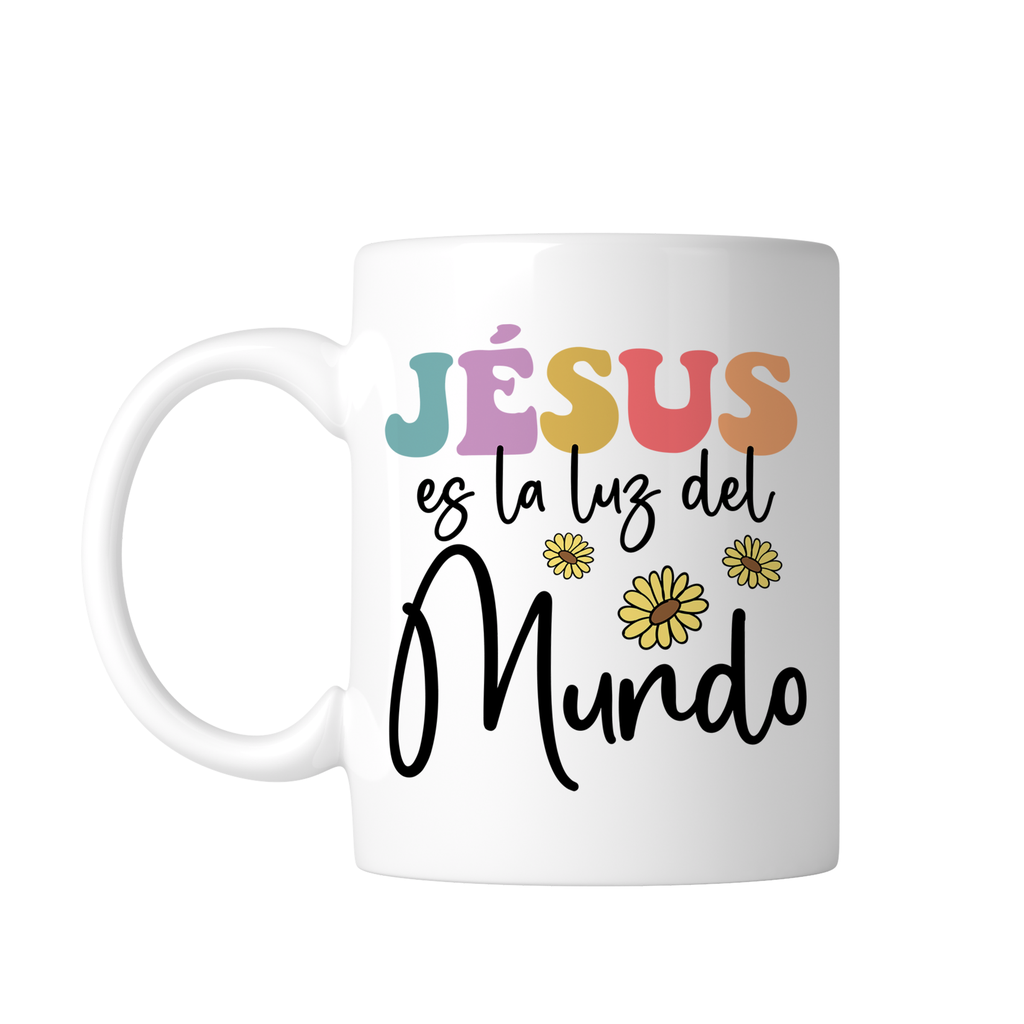 Taza Blanca 11 Oz Fc85. Frase Cristiana Religiosa