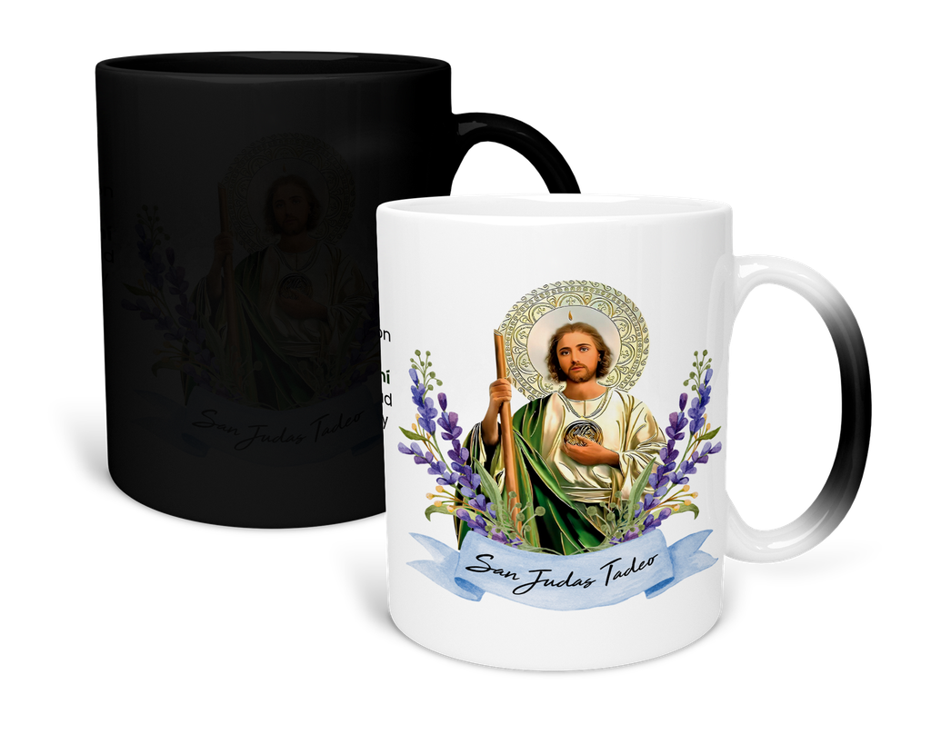 Taza Magica 11 Oz Fc99. San Judas Tadeo Oración (Con nombre)
