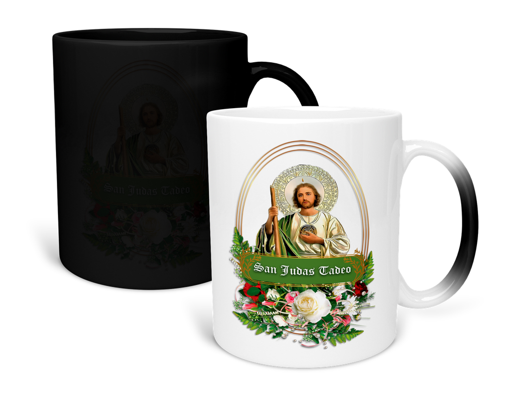 Taza Magica 11 Oz Fc101. San Judas Tadeo Oración (Con nombre)
