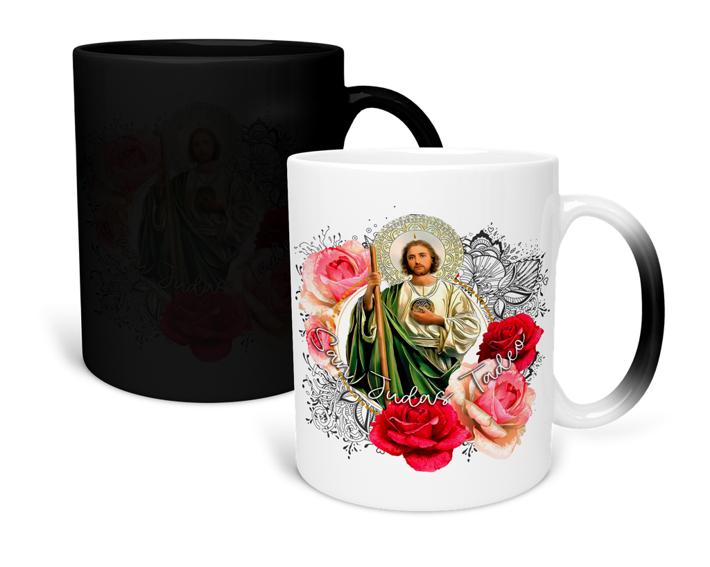 Taza Magica 11 Oz Fc102. San Judas Tadeo Oración (Con nombre)