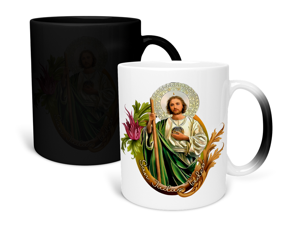 Taza Magica 11 Oz Fc103. San Judas Tadeo Oración (Con nombre)