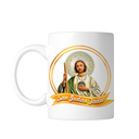 Taza Blanca Fc97. San Judas Tadeo Oracion Catolica