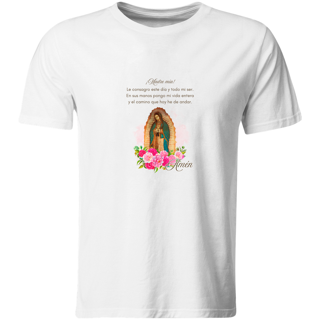 Playera Religiosa Rg96. Virgen De Guadalupe Oración