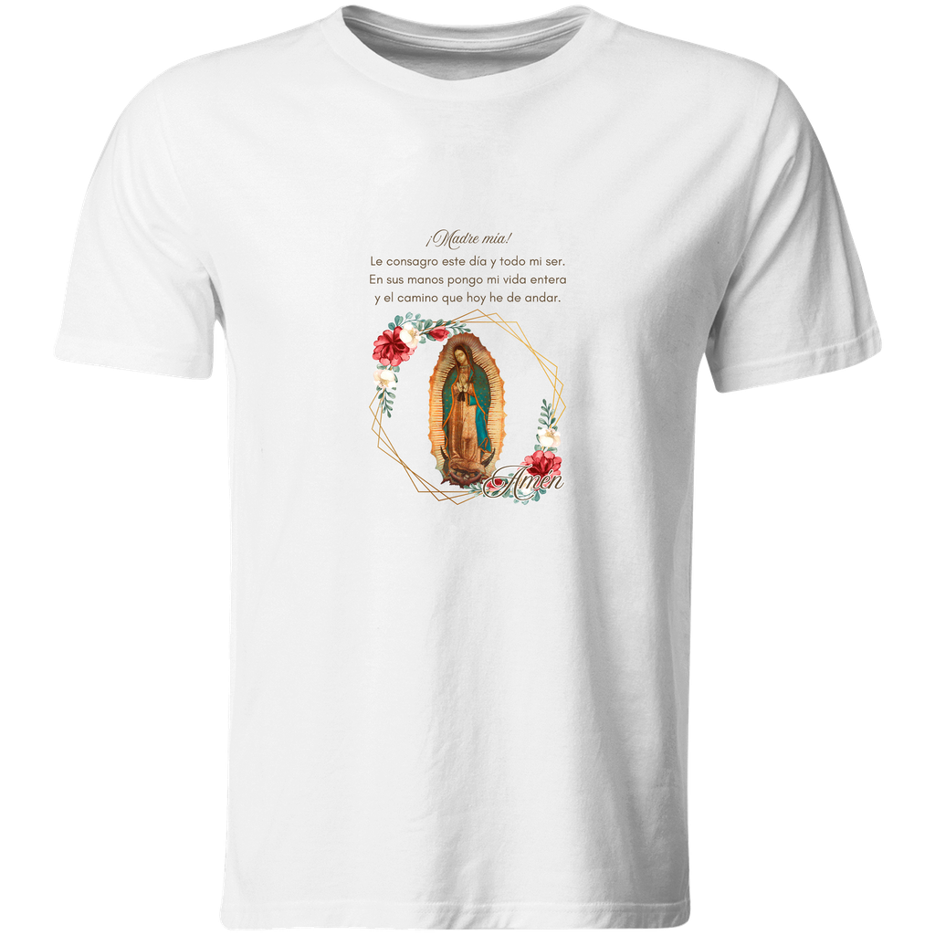 Playera Religiosa Rg100. Virgen De Guadalupe Oración