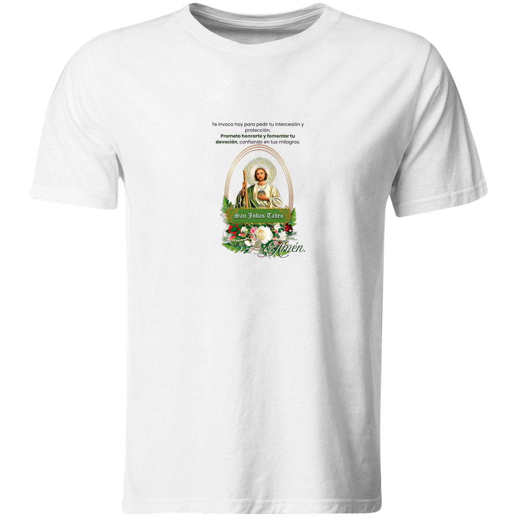 Playera Religiosa Rg106. San Judas Tadeo Oración (Recto​)