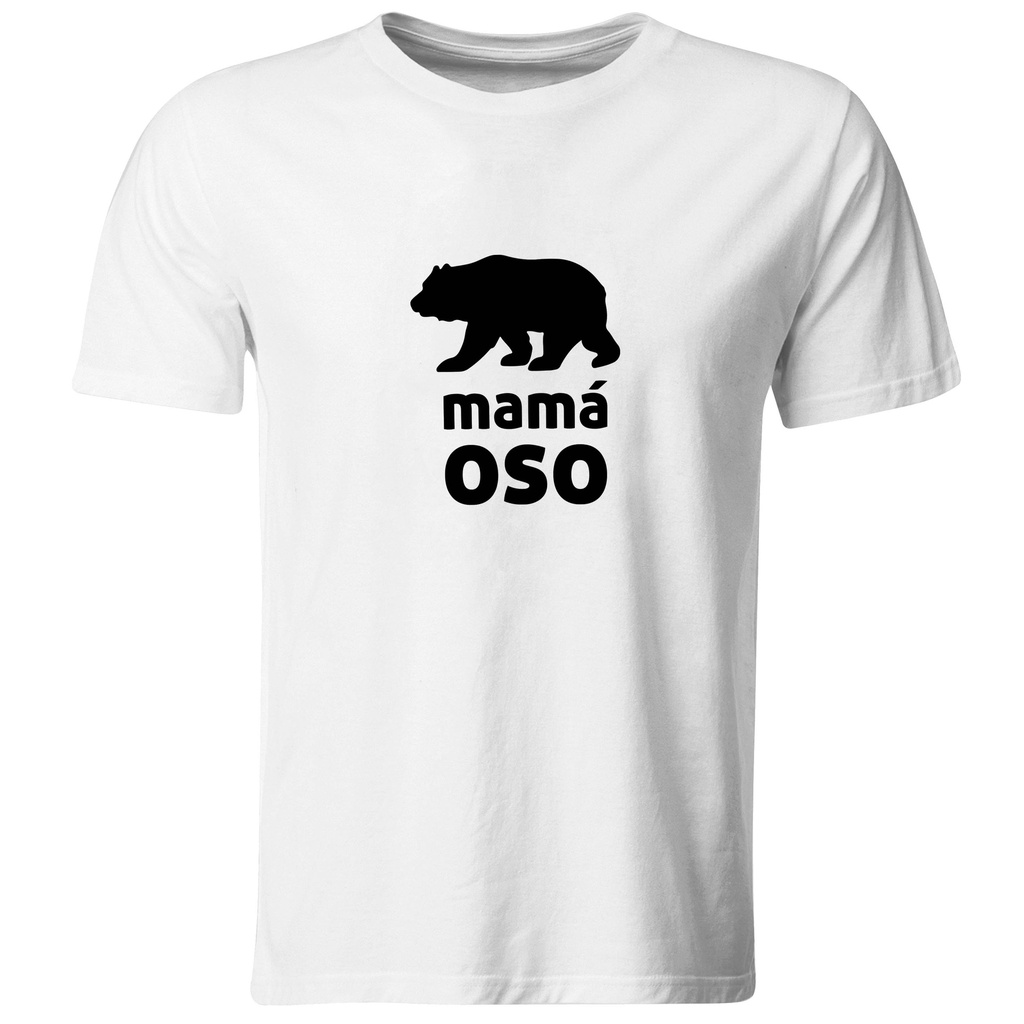 Mamá e hijos. Mamá Oso (1 de 2). (Recto​, Negro​, Blanco)
