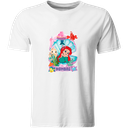 Playera Personalizada Cumpleaños Pc146. Sirena Mermaid La Sirenita
