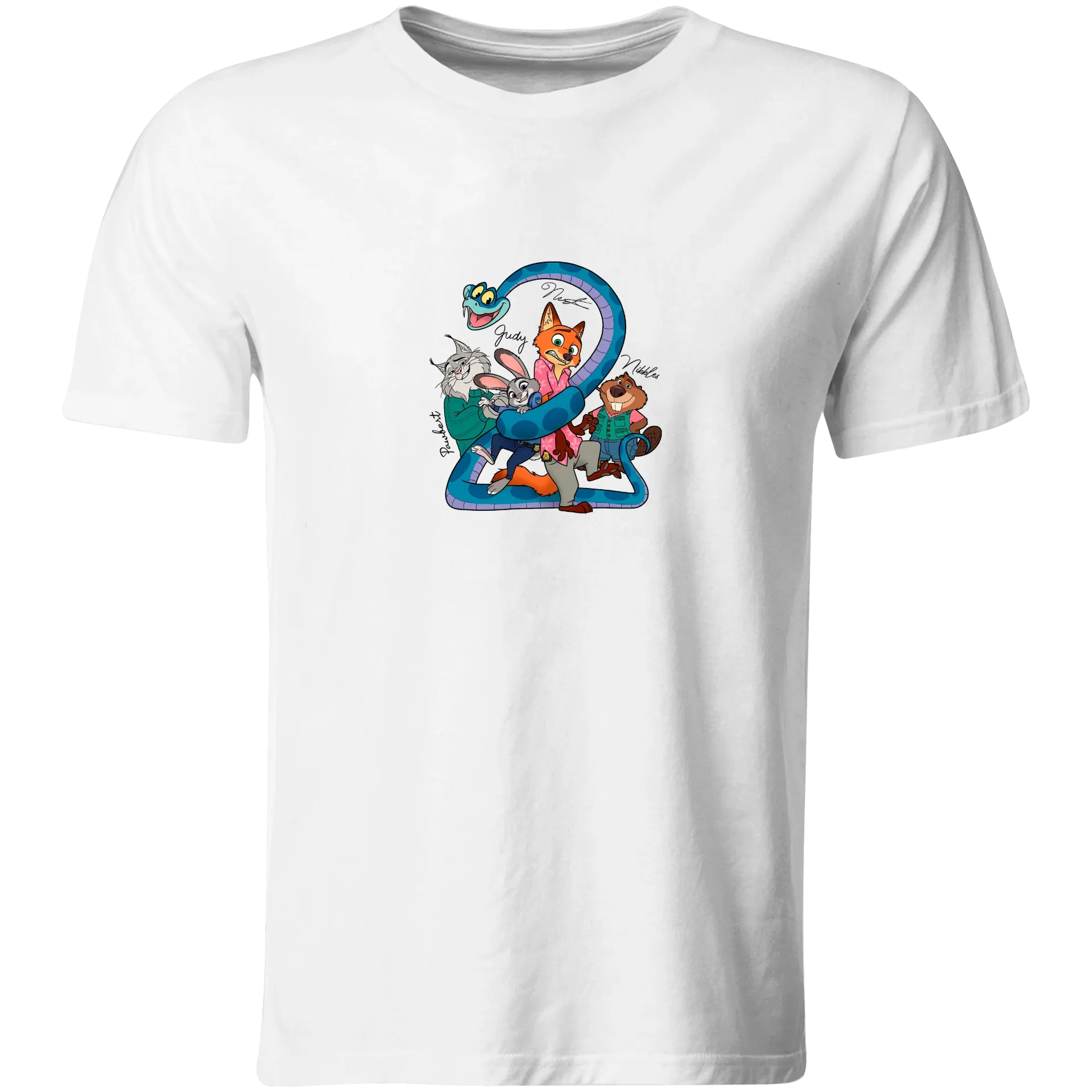 Playera Lk893. Zootopia Nickwilde Judyhopps Wildehopps. Personaliza con tu nombre