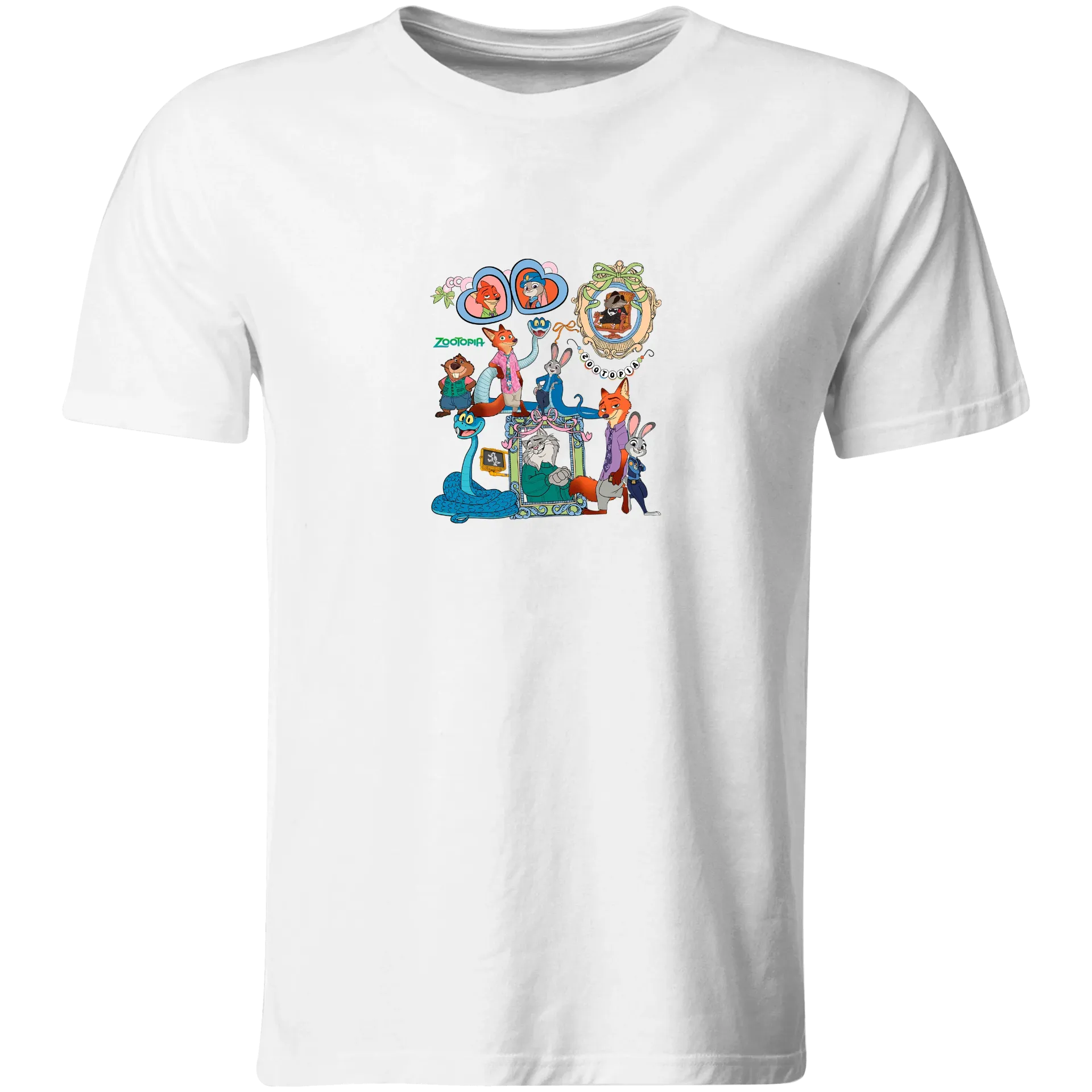 Playera Lk902. Zootopia Nickwilde Judyhopps Wildehopps. Personaliza con tu nombre (Recto​)