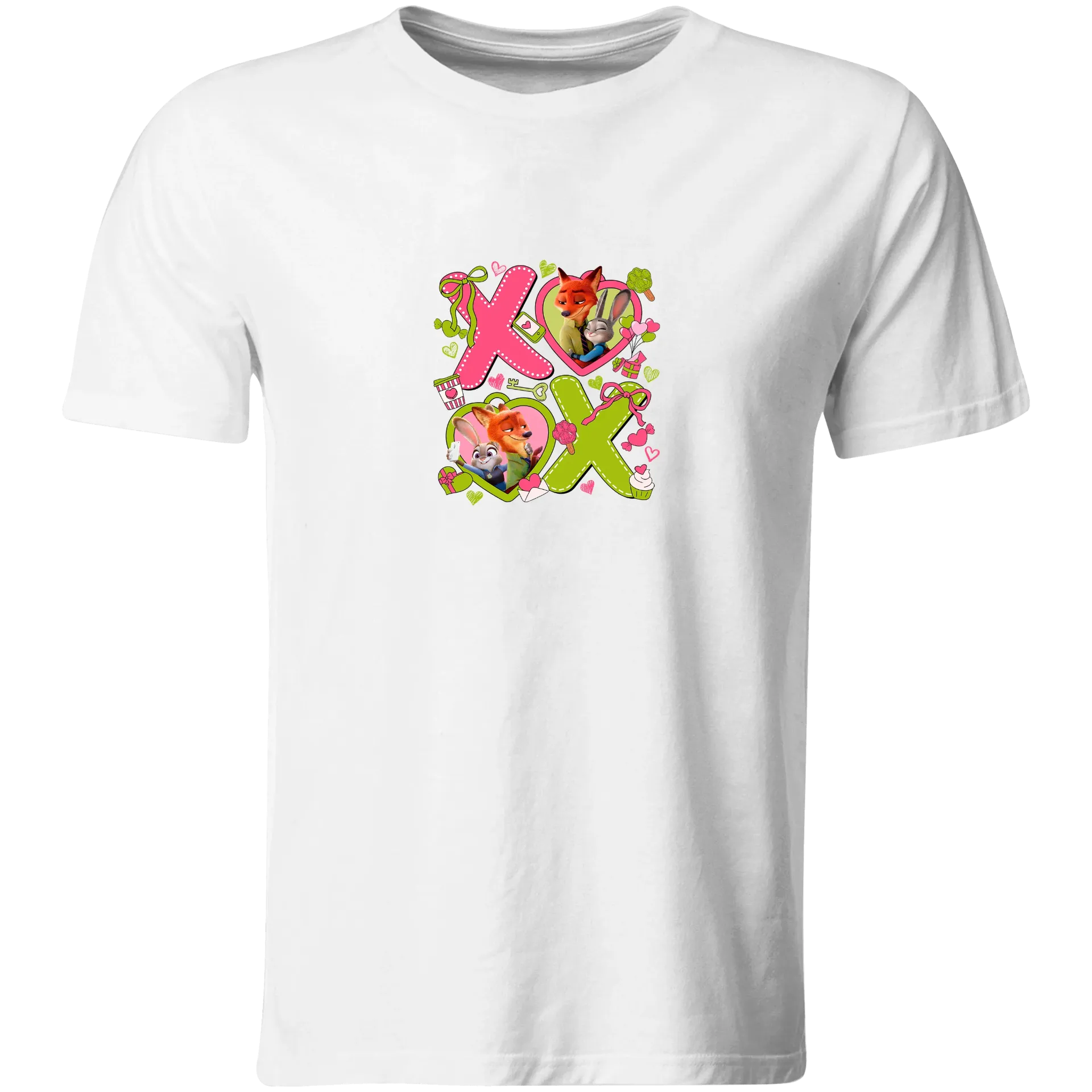 Playera Lk914. Zootopia Nickwilde Judyhopps Wildehopps. Personaliza con tu nombre