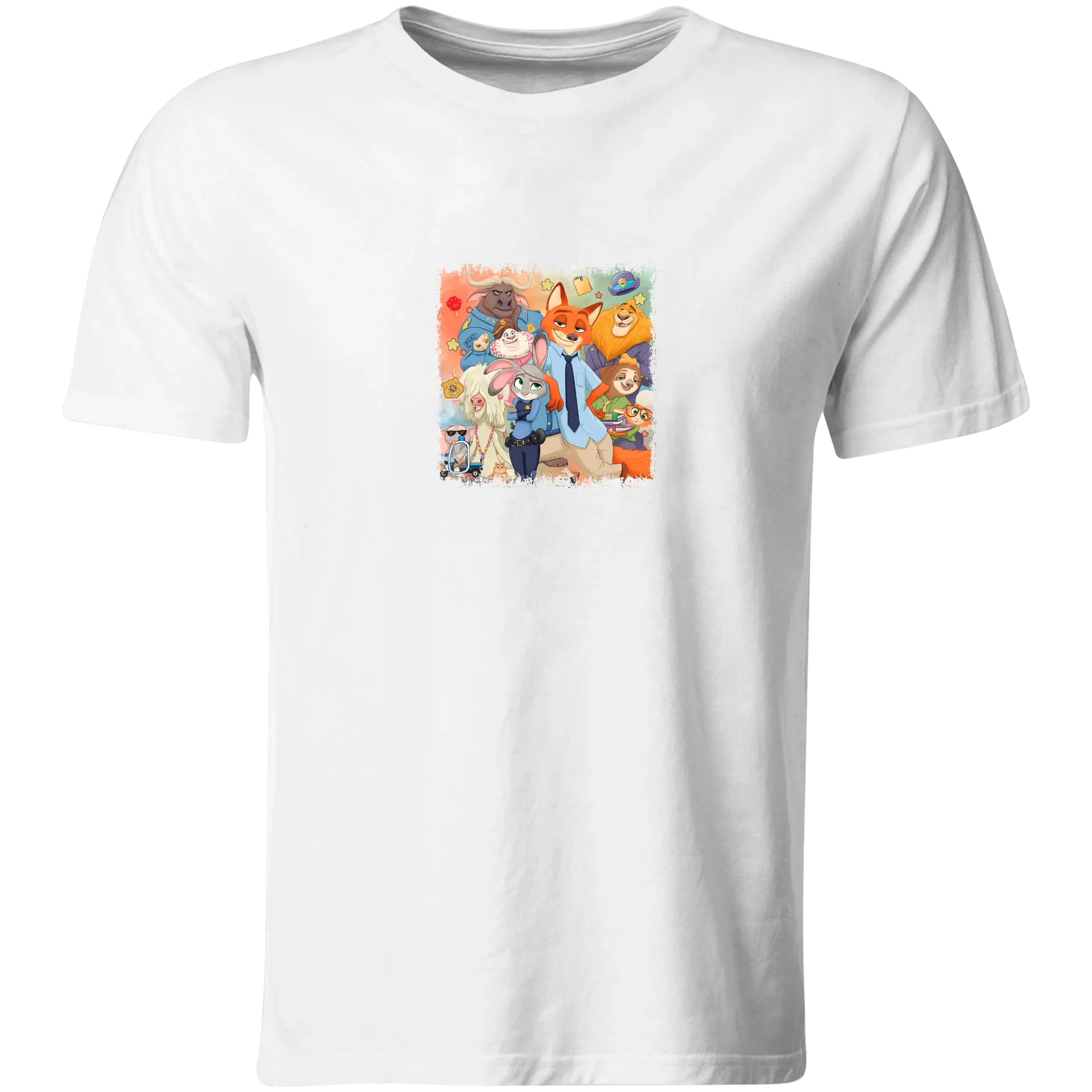 Playera Lk915. Zootopia Nickwilde Judyhopps Wildehopps. Personaliza con tu nombre (Recto​)