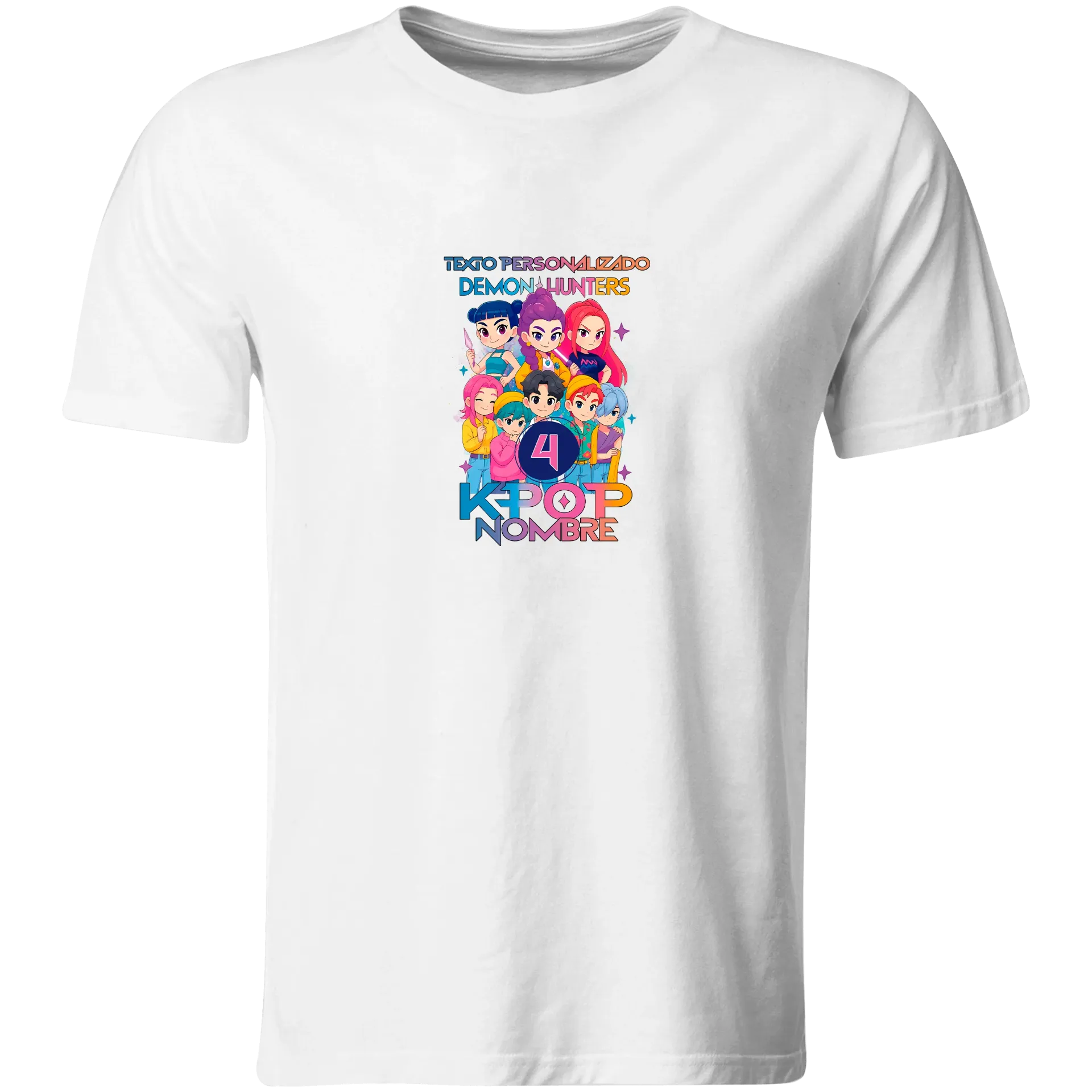 Playera Personalizada Cumpleaños Pc153. Guerreras Kpop - Saja Boys