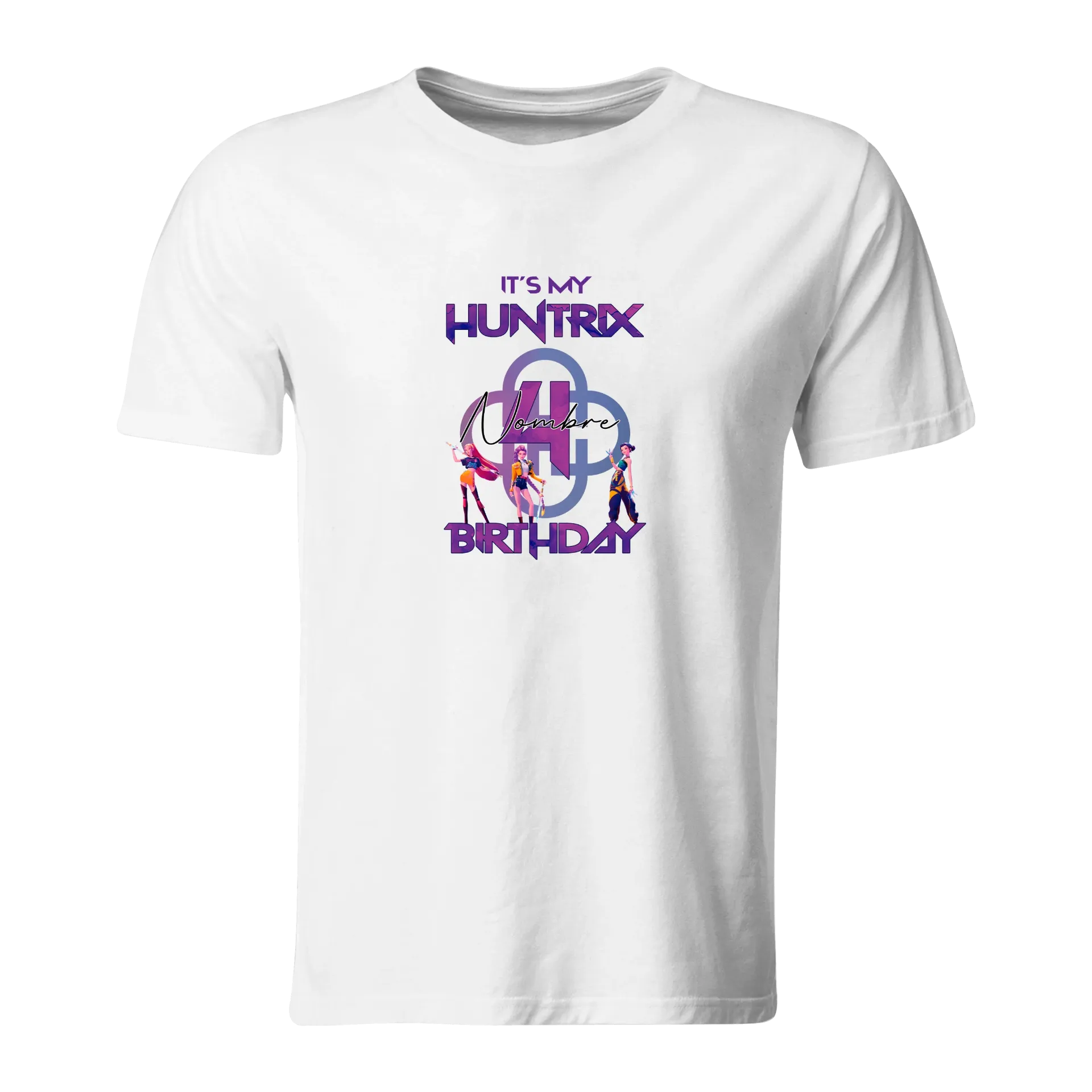 Playera Personalizada Cumpleaños Pc157. Guerreras Kpop - Saja Boys (Recto​)