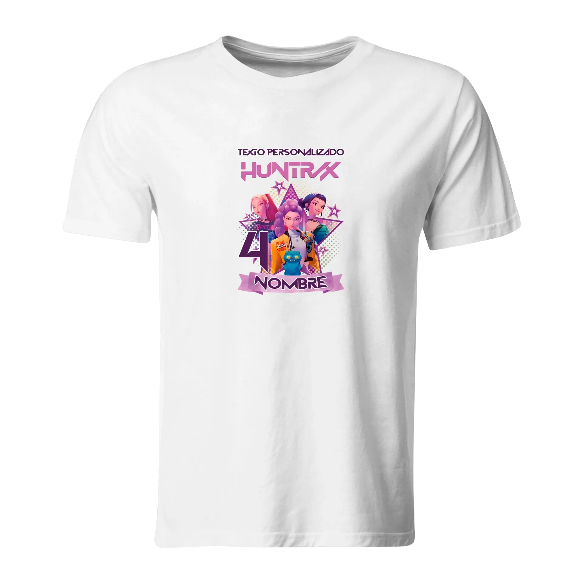 Playera Personalizada Cumpleaños Pc159. Guerreras Kpop - Saja Boys (Recto​)