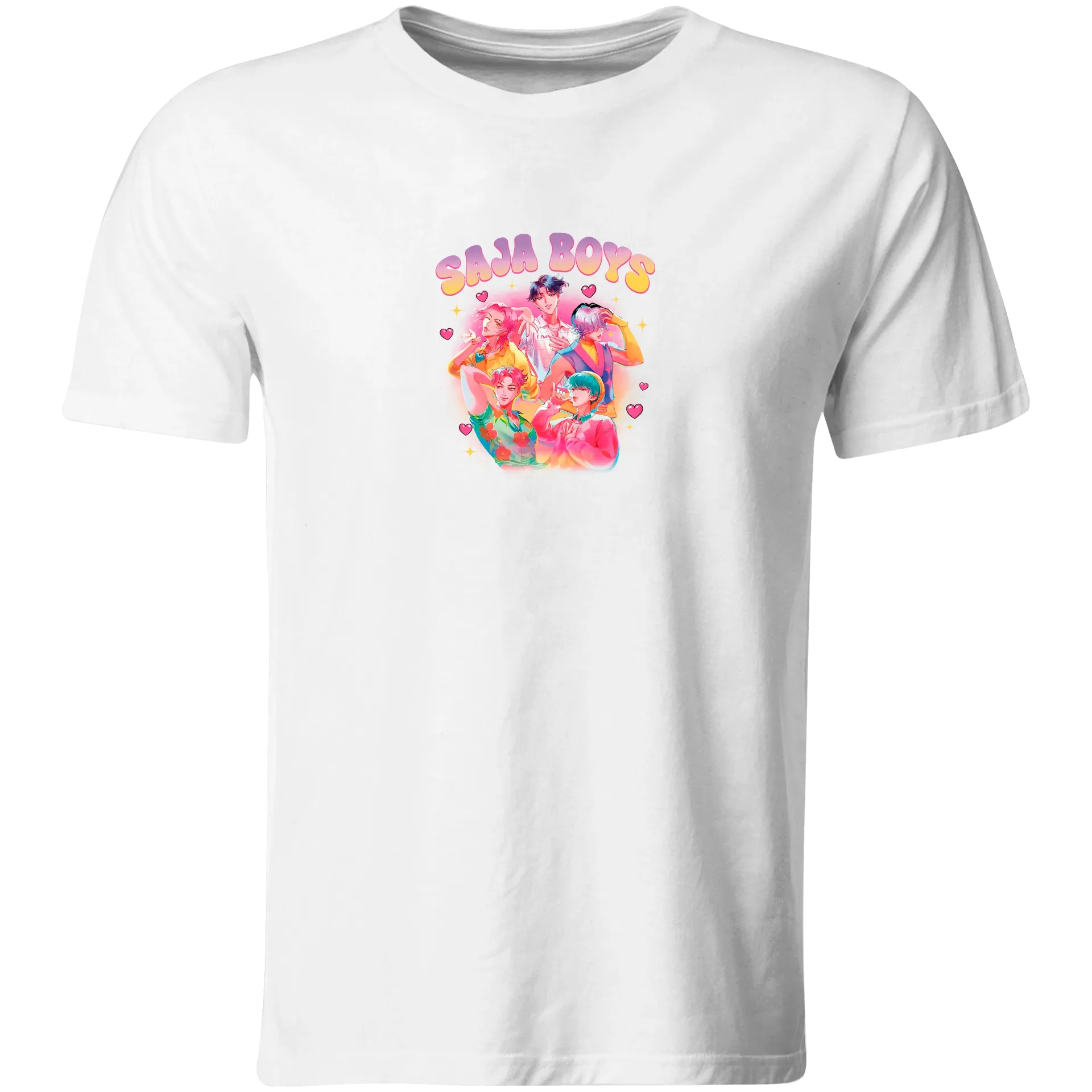 Playera lk927. Guerreras kpop Huntrix Saja boys (Recto​)