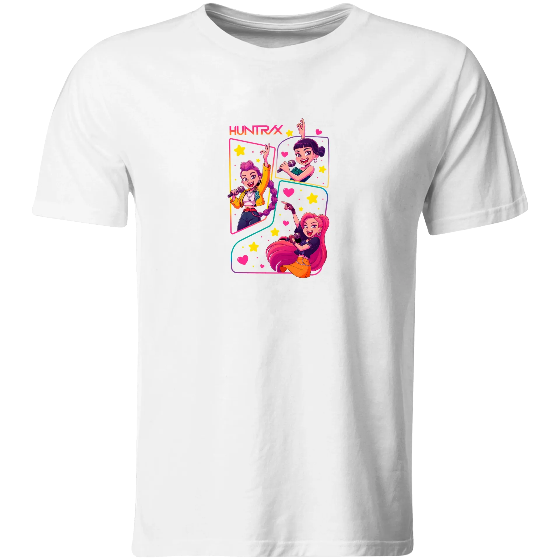 Playera lk928. Guerreras kpop Huntrix Saja boys (Recto​)