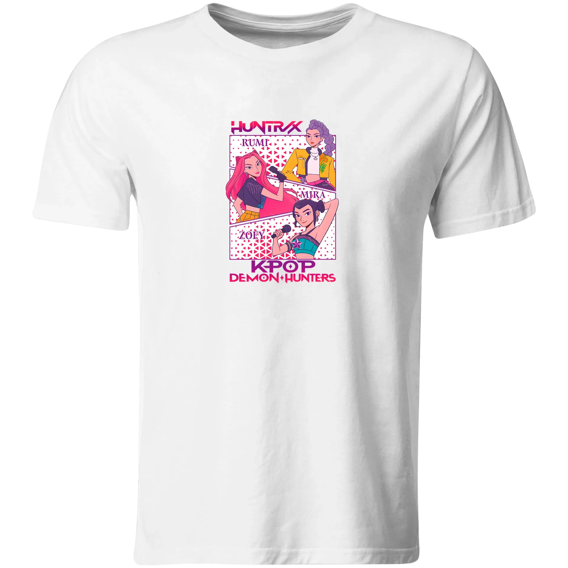 Playera lk931. Guerreras kpop Huntrix Saja boys (Recto​)