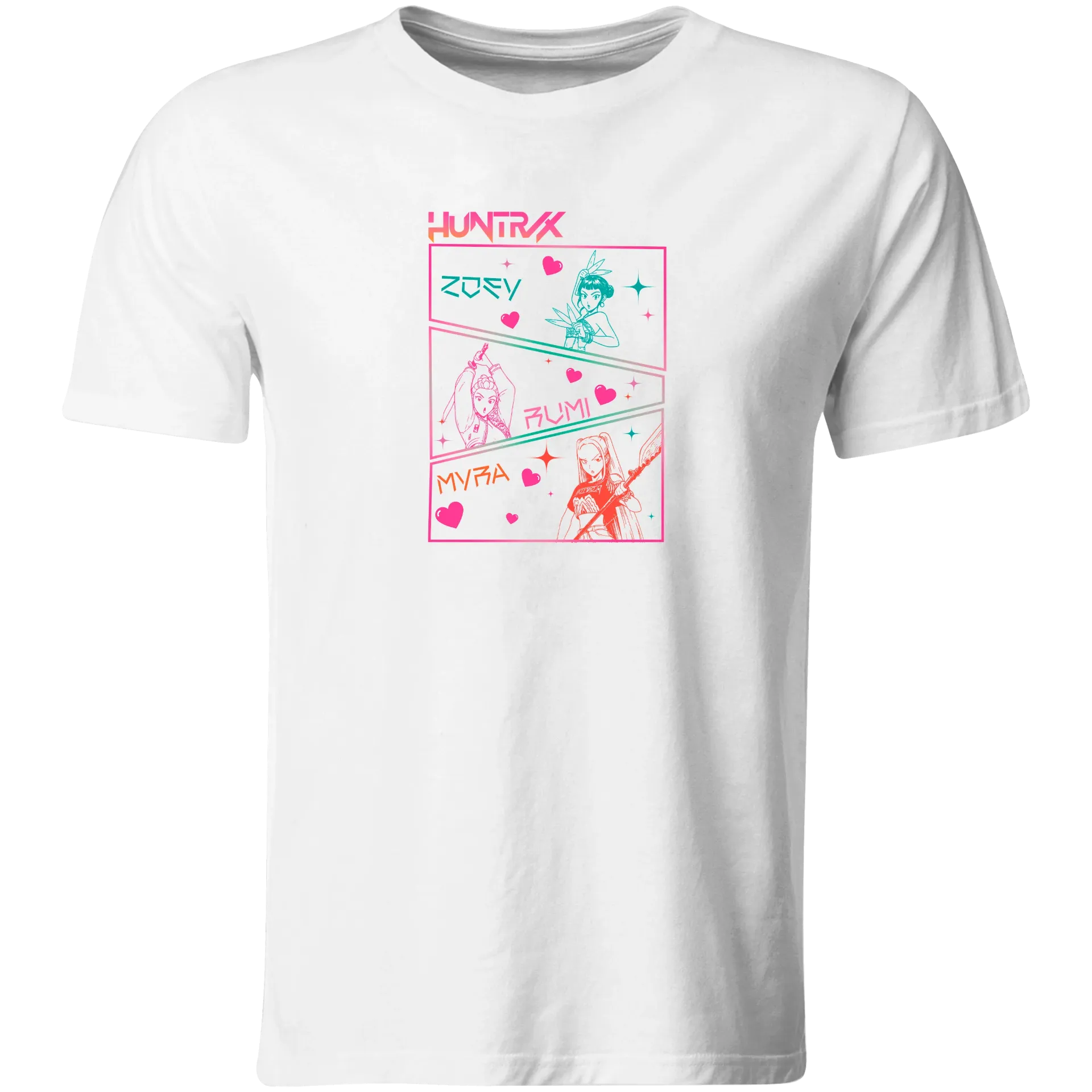 Playera lk933. Guerreras kpop Huntrix Saja boys