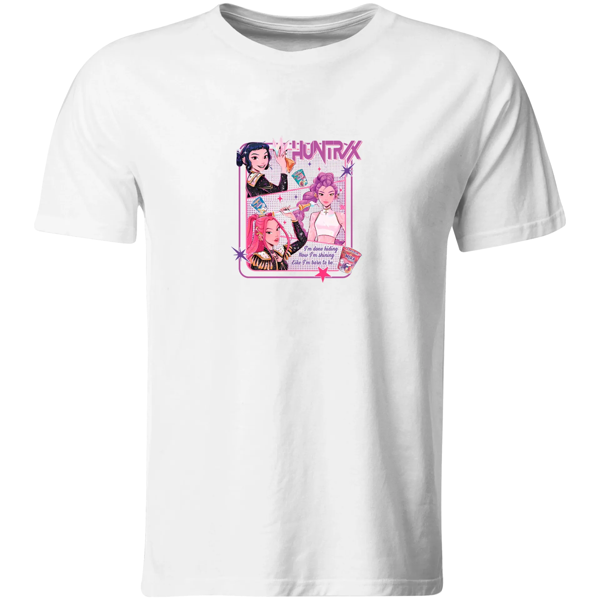 Playera lk936. Guerreras kpop Huntrix Saja boys