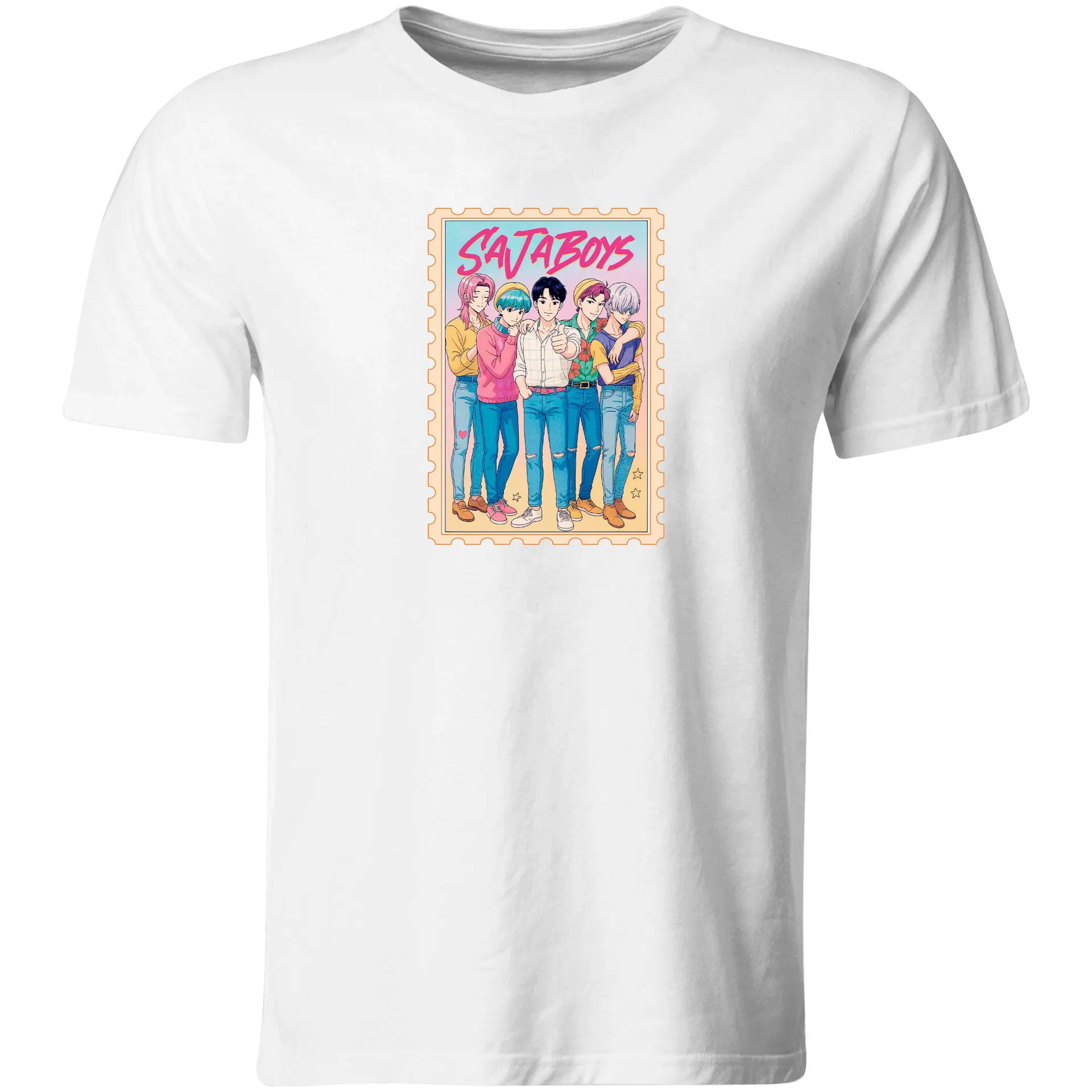 Playera lk939. Guerreras kpop Huntrix Saja boys (Recto​)