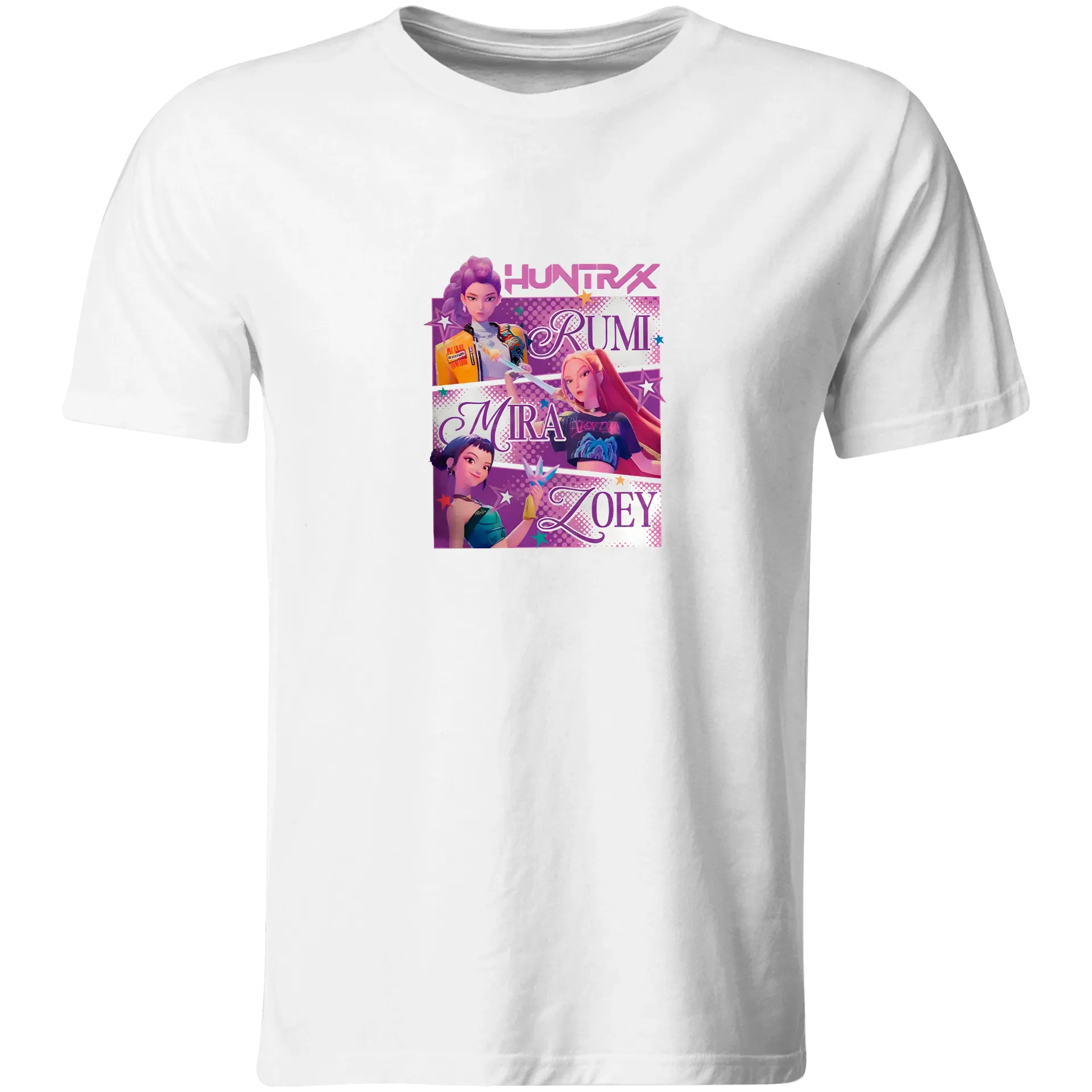 Playera lk943. Guerreras kpop Huntrix Saja boys