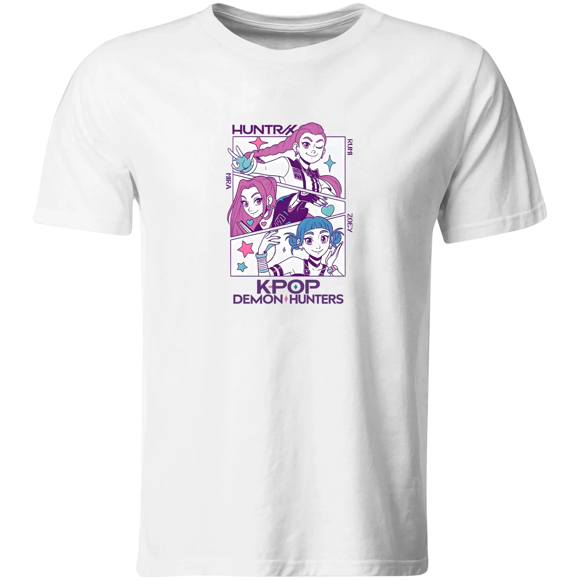 Playera lk945. Guerreras kpop Huntrix Saja boys