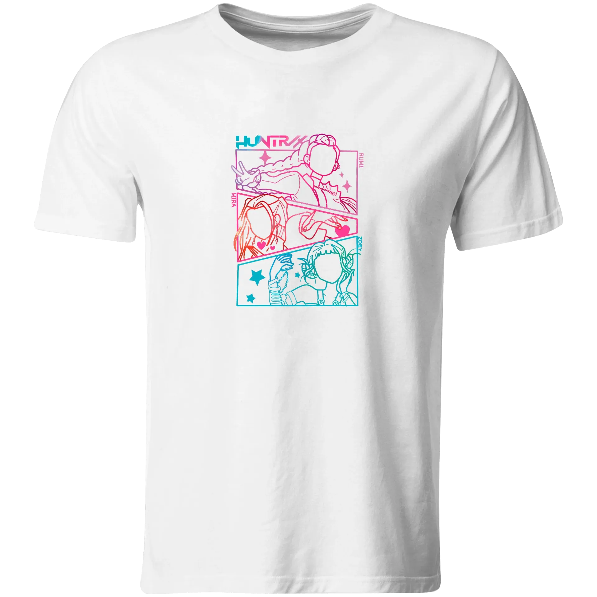 Playera lk946. Guerreras kpop Huntrix Saja boys