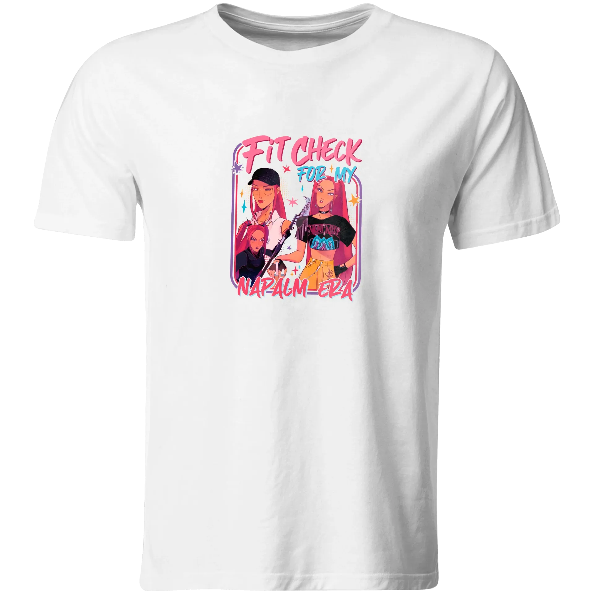 Playera lk947. Guerreras kpop Huntrix Saja boys