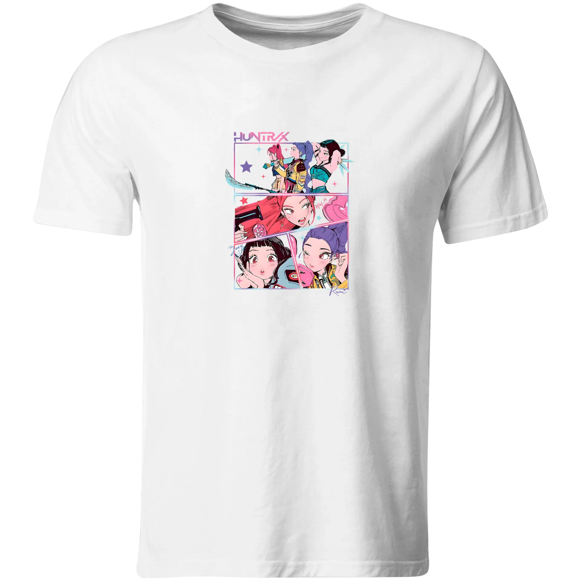 Playera lk948. Guerreras kpop Huntrix Saja boys