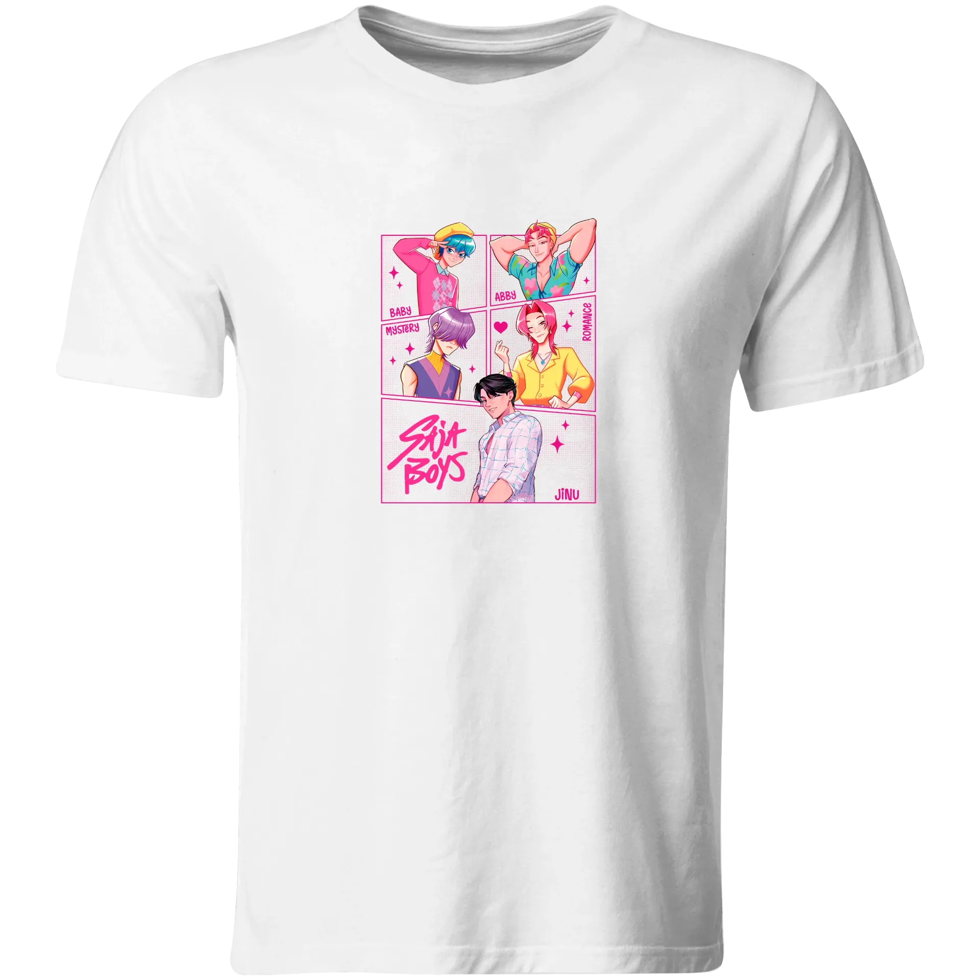 Playera lk955. Guerreras kpop Huntrix Saja boys