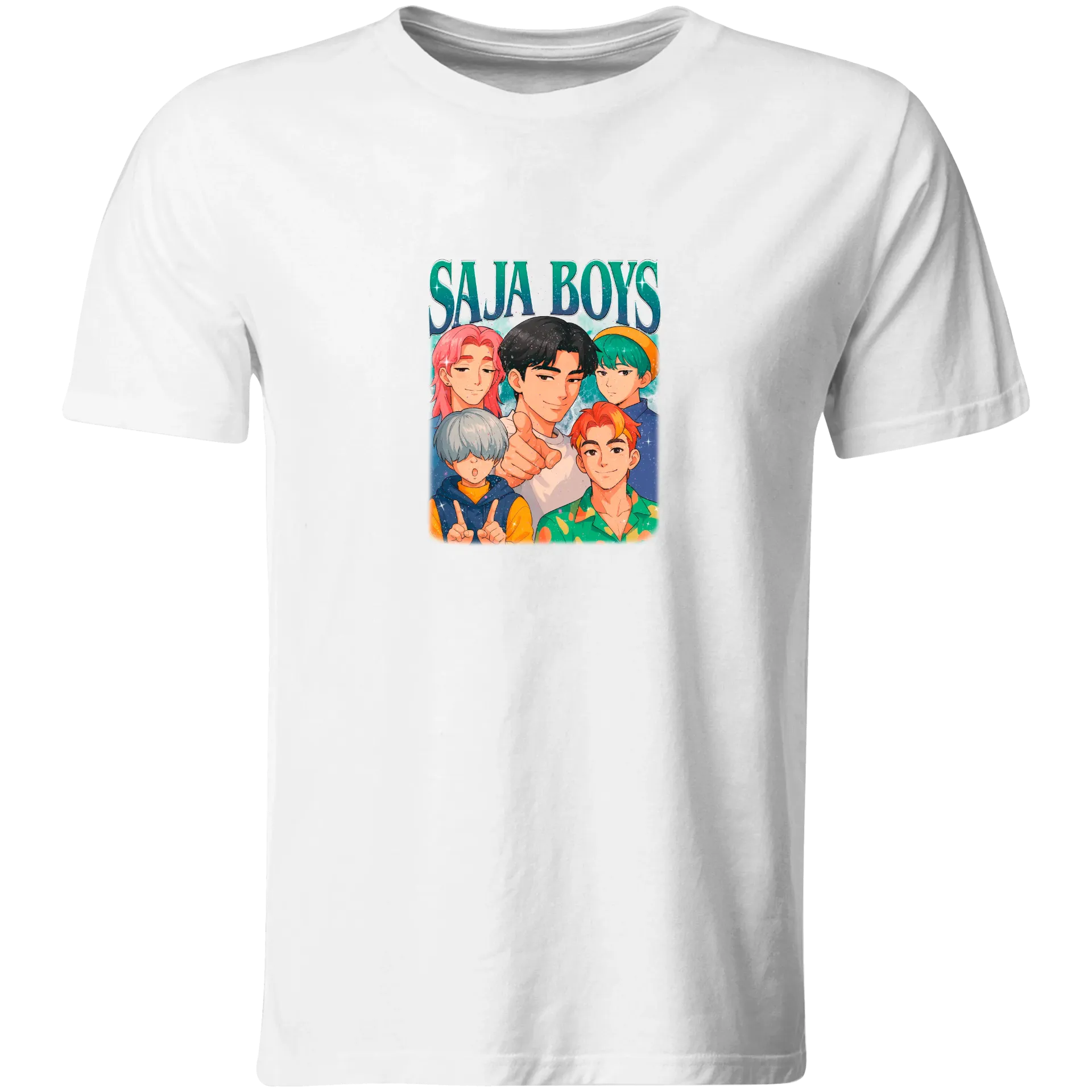 Playera lk965. Guerreras kpop Huntrix Saja boys