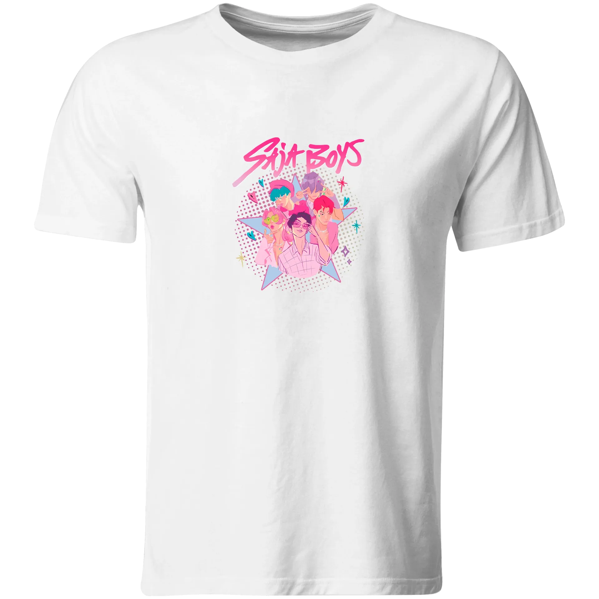 Playera lk971. Guerreras kpop Huntrix Saja boys