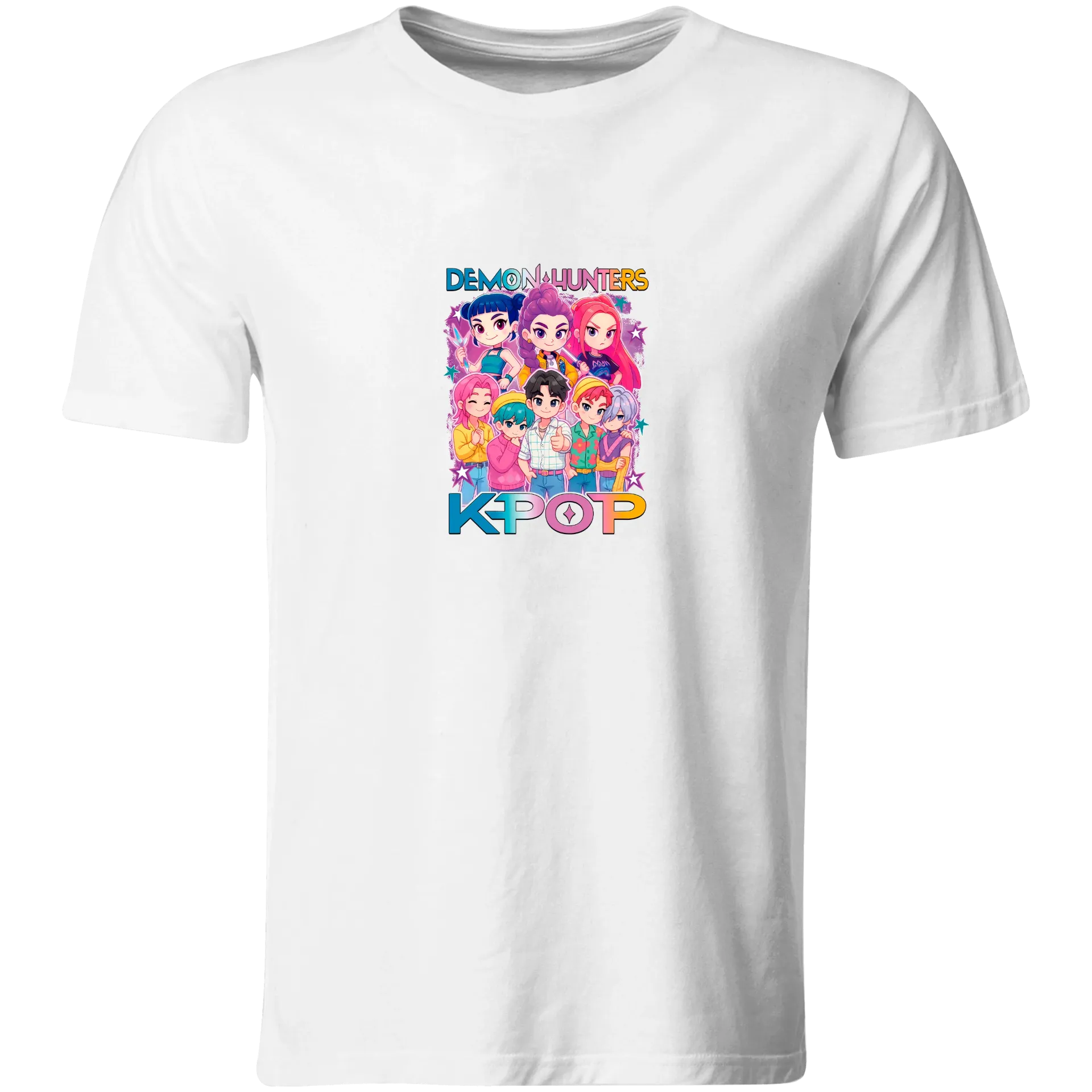 Playera lk979. Guerreras kpop Huntrix Saja boys