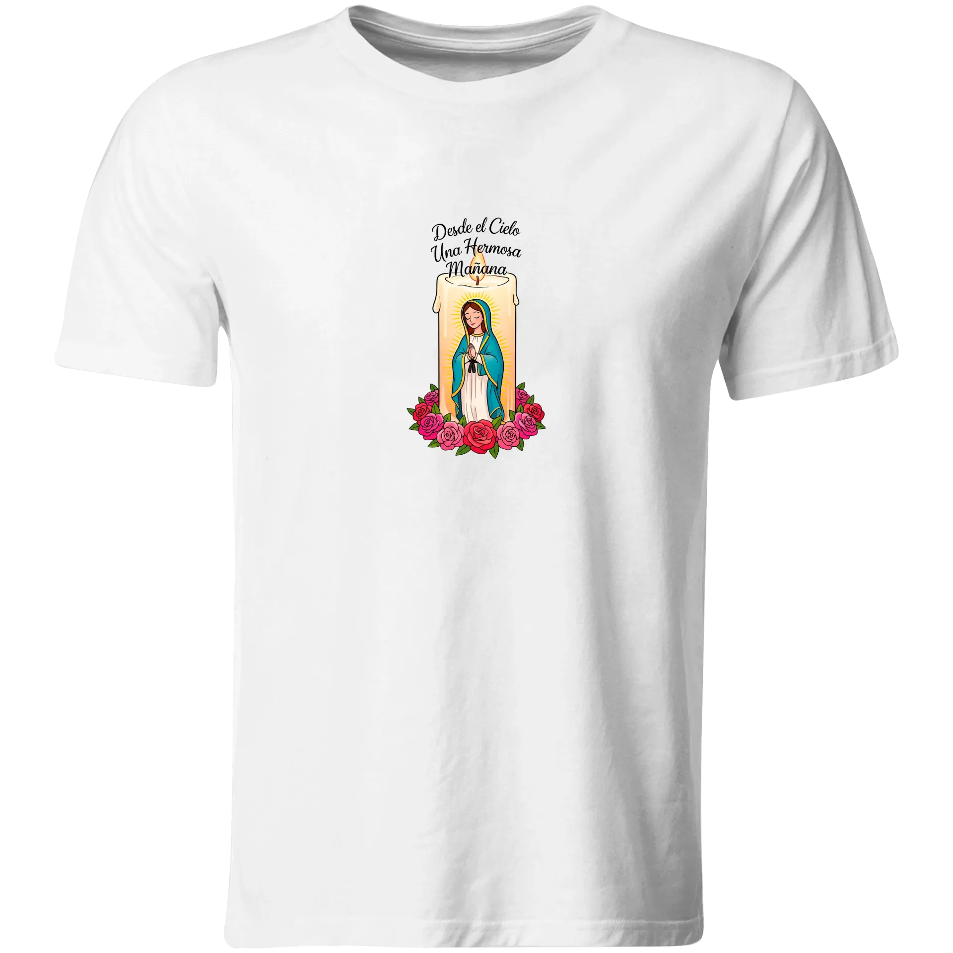 Playera VM93. Septiembre Mexicana. Virgen de Guadalupe (Recto​)