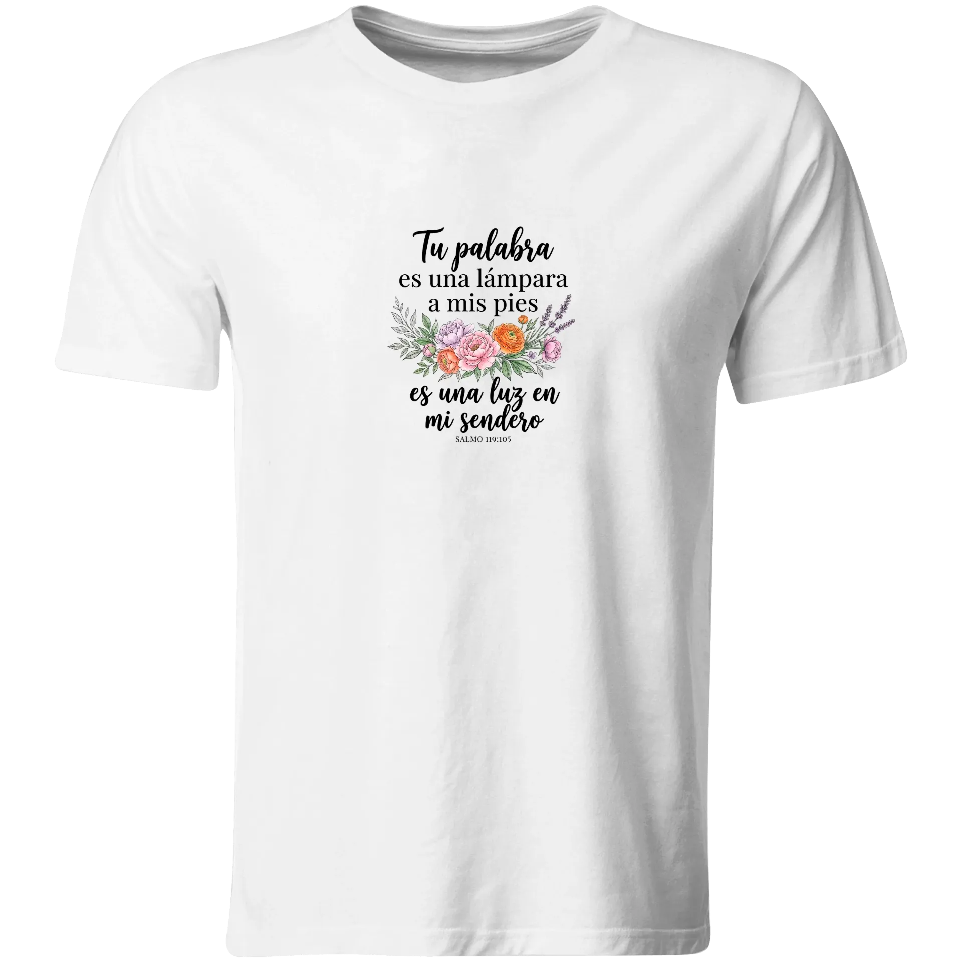 Playera Religiosa RG146. Versiculo Bíblico Cristiana Católica