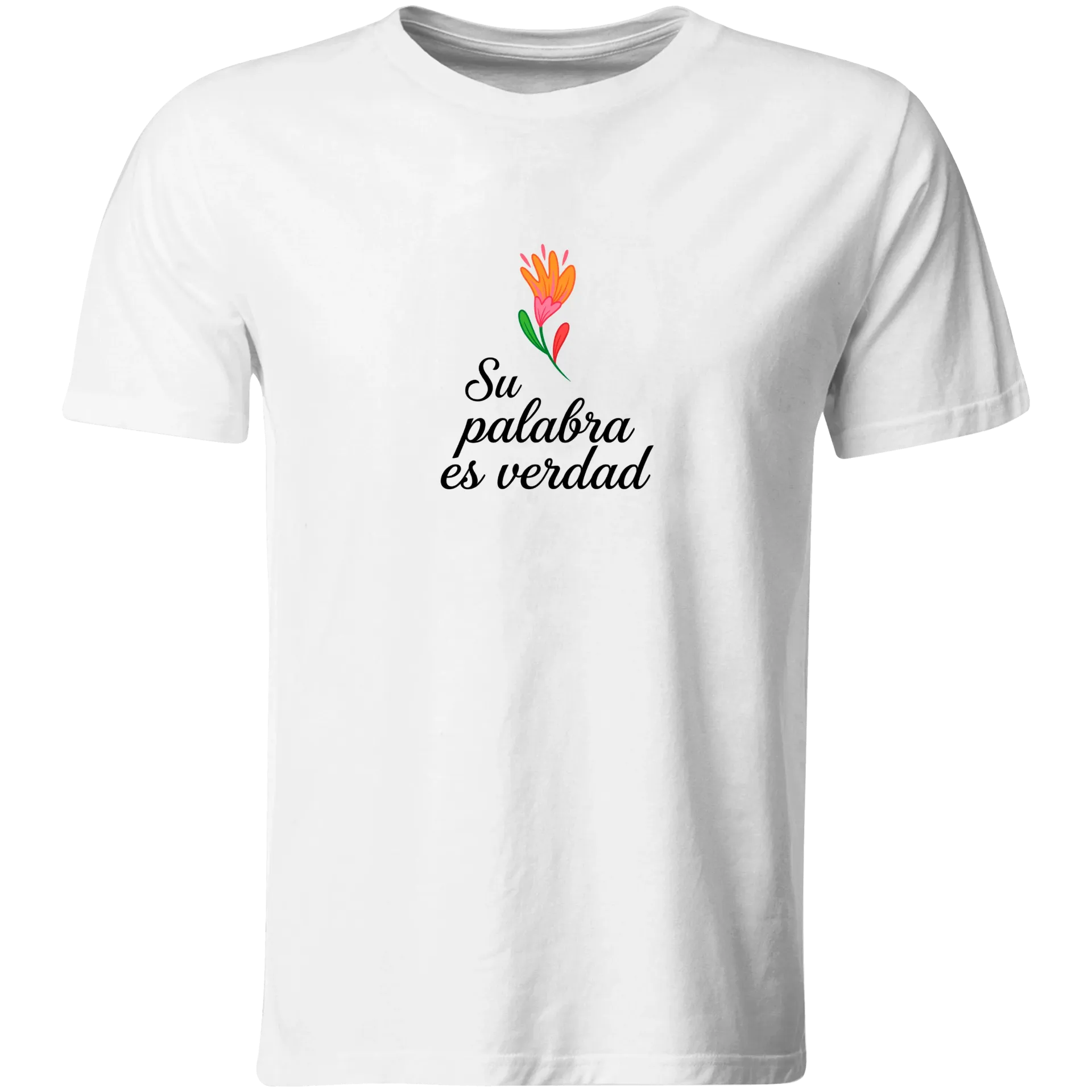 Playera Religiosa RG149. Versiculo Bíblico Cristiana Católica